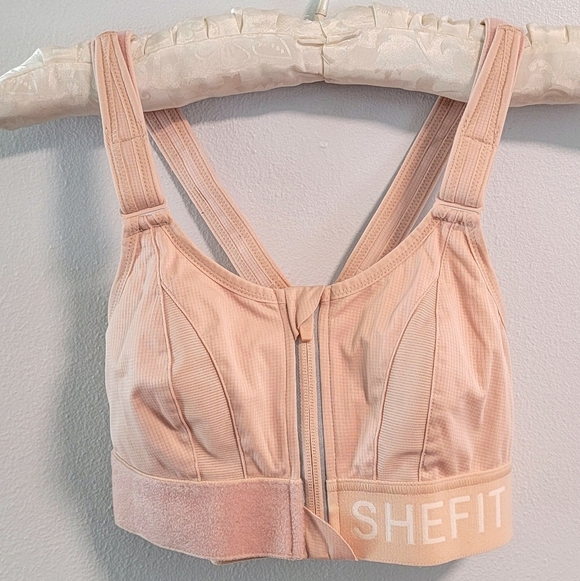SHEFIT Other - NWOT Small Shefit Pink Tan High Impact Sports Athletic Performance Bra